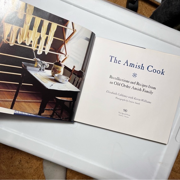 The Amish Cook Hardcover First Edition Book By Coblentz & Williams - Picture 7 of 16